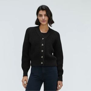 NWOT Everlane Textured Cotton Cardigan